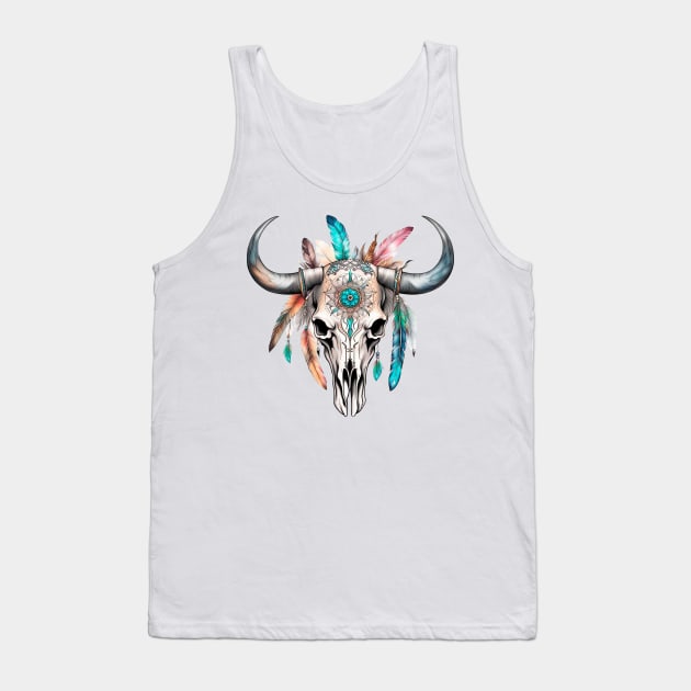 Boho Skull Tank Top by Skulls To Go